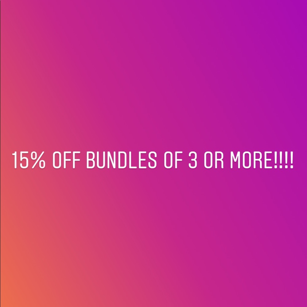 Bundle sale!